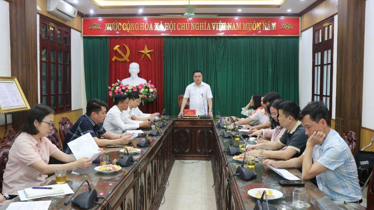 Thành phố Từ Sơn thông tin công tác chuẩn bị lễ hội tới các cơ quan thông tấn, báo chí Trung ương và địa phương trên địa bàn.