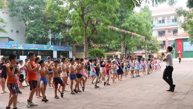 Giáo dục kỹ năng phòng chống đuối nước cho học sinh tại thành phố Bắc Ninh.