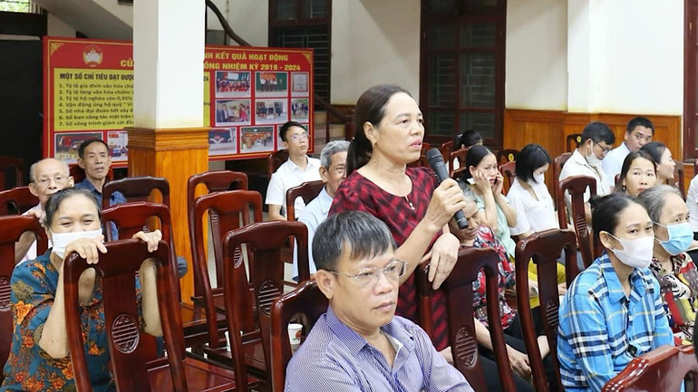 Cử tri Bắc Ninh gửi gắm nhiều tâm tư, nguyện vọng tới các đại biểu Quốc hội.