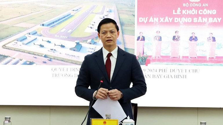 Chủ tịch Ủy ban nhân dân tỉnh Bắc Ninh Vương Quốc Tuấn kết luận hội nghị.