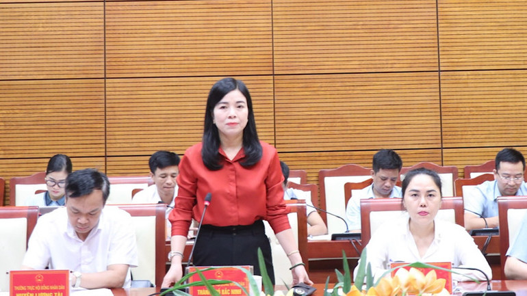 Các đại biểu thảo luận, đóng góp ý kiến.