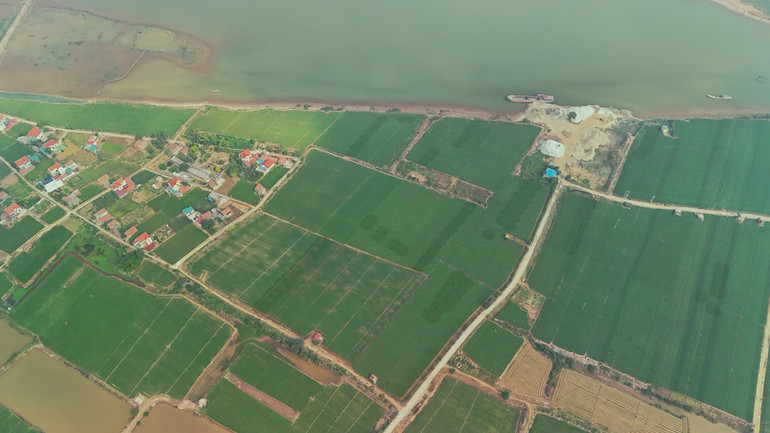 Một góc của dự án nhìn từ trên cao.