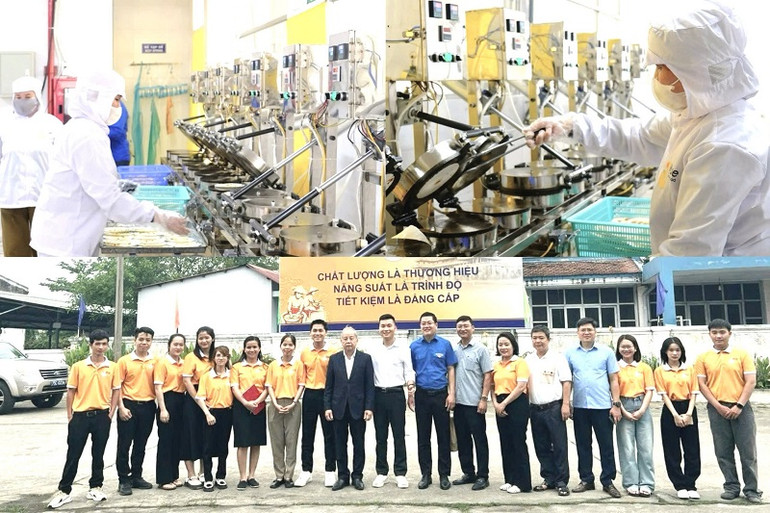 Bánh ép Hue One Food giờ đây không chỉ đi khắp cả nước, mà còn hiện diện trên các sàn thương mại điện tử, tiếp cận người tiêu dùng toàn cầu. (Ảnh: NVCC)