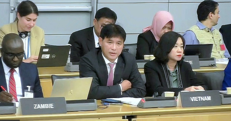 Phó Tổng cục trưởng Đặng Ngọc Minh trình bày tham luận tại Diễn đàn IF on BEPS lần thứ 15.