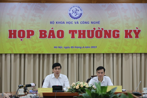 Bộ Khoa học và Công nghệ tổ chức Họp báo thường kỳ quý I. Bộ Khoa học và Công nghệ tổ chức Họp báo thường kỳ quý I.