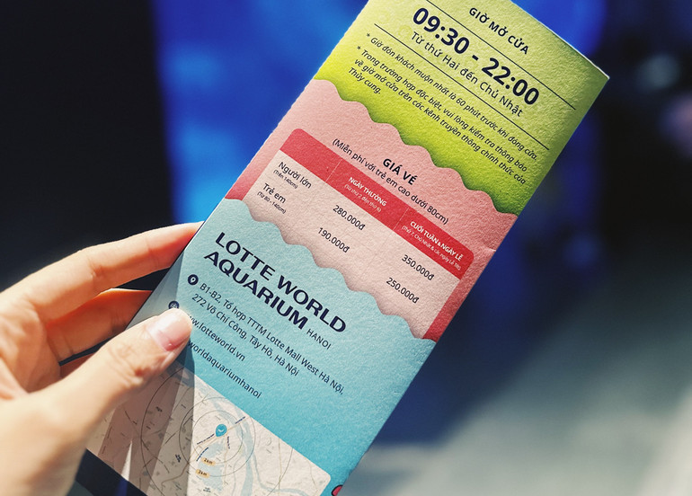 Giá vé tại thủy cung khá cao nhưng người xem đánh giá là chưa mang đến nhiều trải nghiệm như kỳ vọng.