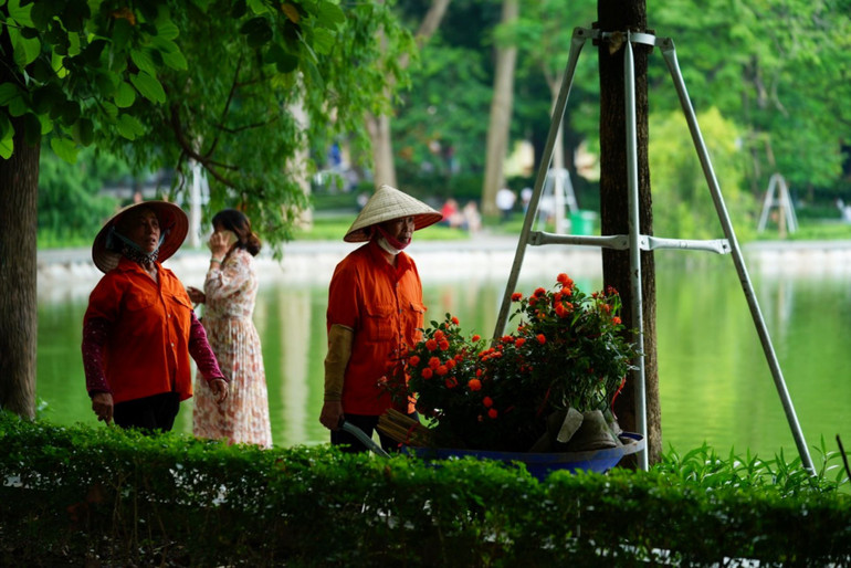 Mỗi một phần nho nhỏ điểm tô cho Thủ đô trong những ngày đầu thu.