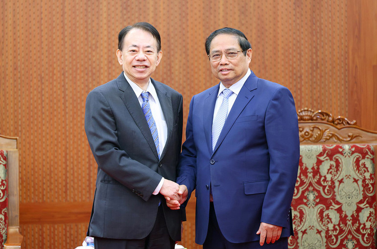 Trước đó, Thủ tướng Phạm Minh Chính tiếp Chủ tịch ADB Masatsugu Asakawa.