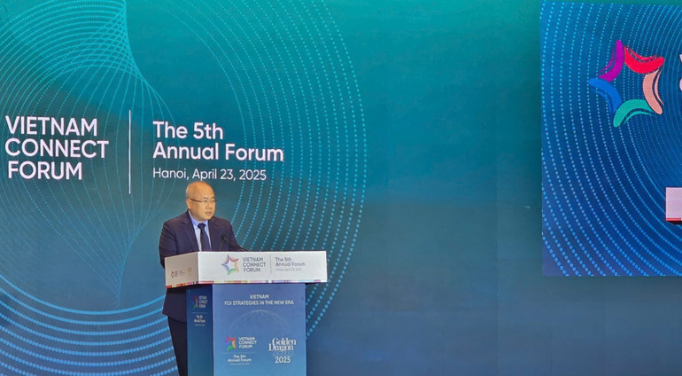 Thứ trưởng Tài chính Đỗ Thành Trung trao đổi về sự quan tâm Chính phủ sẽ tiếp tục dành cho khu vực FDI.