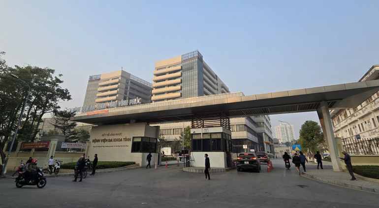 Bệnh viện Đa khoa tỉnh Vĩnh Phúc được xây dựng mới, có quy mô hơn 1300 giường bệnh.