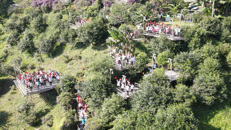 Kết hợp thể thao và du lịch để quảng bá cho các địa phương vùng sâu, vùng xa đang là một phương cách hiệu quả trong những năm trở lại đây.