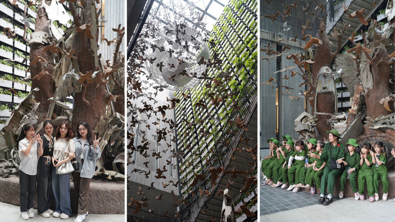 Bảo tàng không chỉ đơn thuần là một công trình trưng bày về lịch sử chiến tranh, mà còn tạo một không gian chung để khách tham quan tương tác và trải nghiệm về cuộc đấu tranh giành độc lập dân tộc của Quân đội nhân dân Việt Nam anh hùng.