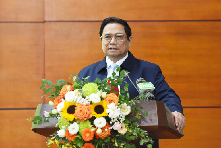 Thủ tướng Phạm Minh Chính phát biểu chỉ đạo hội nghị.
