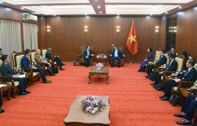 Quang cảnh buổi tiếp.