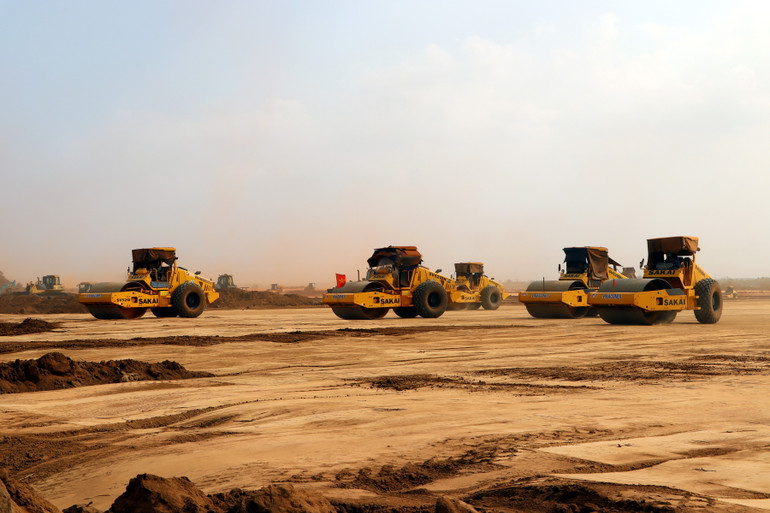 Công trường sân bay Long Thành.
