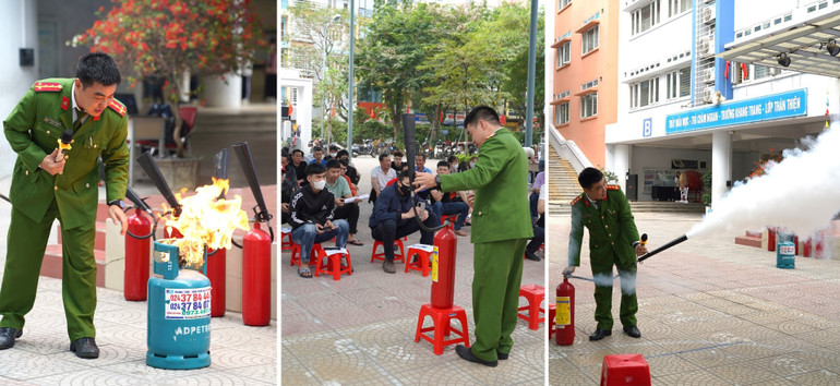 Các buổi diễn tập phòng cháy chữa cháy được tổ chức đều đặn nhằm nâng cao khả năng ứng phó tình huống của người dân.