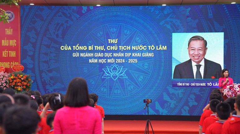 Tổng Bí thư, Chủ tịch nước Tô Lâm gửi thư nhân dịp Khai giảng tới ngành giáo dục.