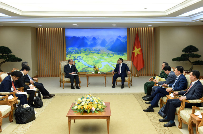 Quang cảnh buổi tiếp.