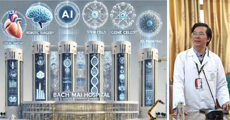 PGS,TS Vũ Văn Giáp, Phó Giám đốc Bệnh viện Bạch Mai chia sẻ về ứng dụng AI trong hỗ trợ bệnh nhân.
