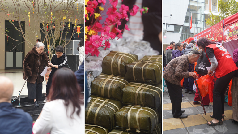 Chương trình “Tết ấm Giảng Võ - Lan tỏa yêu thương” chứa đựng tinh thần lá lành đùm lá rách của dân tộc Việt Nam.