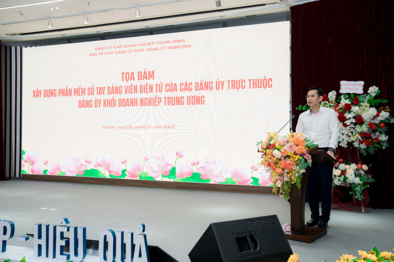 Đảng ủy MobiFone phối hợp với Ban Tổ chức Đảng ủy Khối Doanh nghiệp Trung ương tổ chức Tọa đàm xây dựng phần mềm Sổ tay đảng viên điện tử của các Đảng ủy trực thuộc Đảng ủy Khối DNTW. Đảng ủy MobiFone phối hợp với Ban Tổ chức Đảng ủy Khối Doanh nghiệp Trung ương tổ chức Tọa đàm xây dựng phần mềm Sổ tay đảng viên điện tử của các Đảng ủy trực thuộc Đảng ủy Khối DNTW.