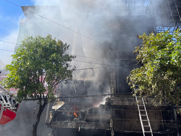 Hiện trường vụ việc.