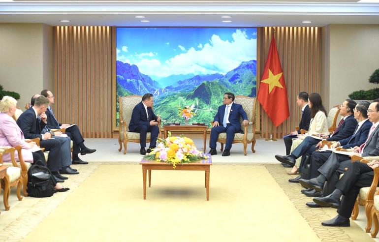 Quang cảnh buổi tiếp.