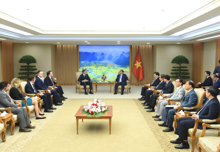 Quang cảnh buổi tiếp.