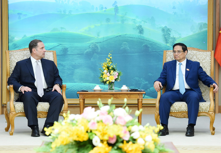 Ông Anthony Capuano, Giám đốc điều hành Tập đoàn Marriott International, đã thông tin về hoạt động của Tập đoàn Marriott tại Việt Nam Ông Anthony Capuano, Giám đốc điều hành Tập đoàn Marriott International, đã thông tin về hoạt động của Tập đoàn Marriott tại Việt Nam