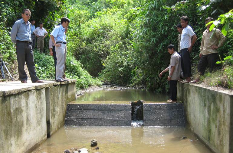 Huyện Quỳnh Nhai đã đầu tư xây dựng 10 công trình cấp nước sinh hoạt tập trung tại 4 xã.