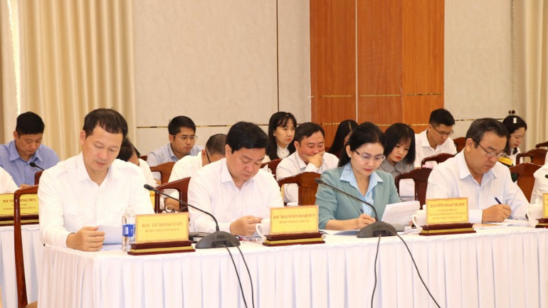 Lãnh đạo các tỉnh Đồng Nai, Long An, Bình Phước và Tây Ninh tham dự buổi làm việc.