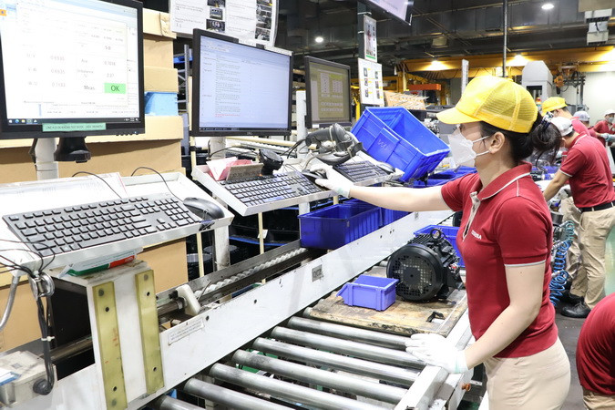 Sản xuất tại một doanh nghiệp FDI ở Khu công nghiệp Amata, tỉnh Đồng Nai.