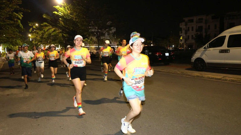 Các vận động viên tham gia tranh tài tại giải.