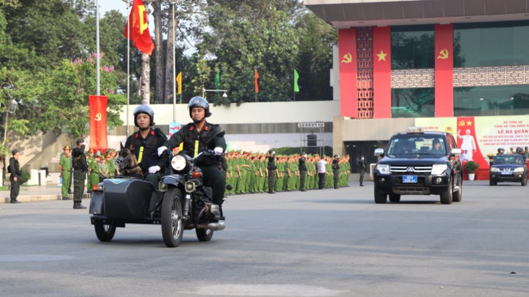 Công an tỉnh Đồng Nai ra quân thực hiện cao điểm tấn công, trấn áp tội phạm bảo đảm an ninh trật tự dịp 30/4.