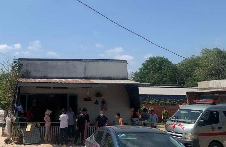 Hiện trường trang trại nơi xảy ra vụ việc.