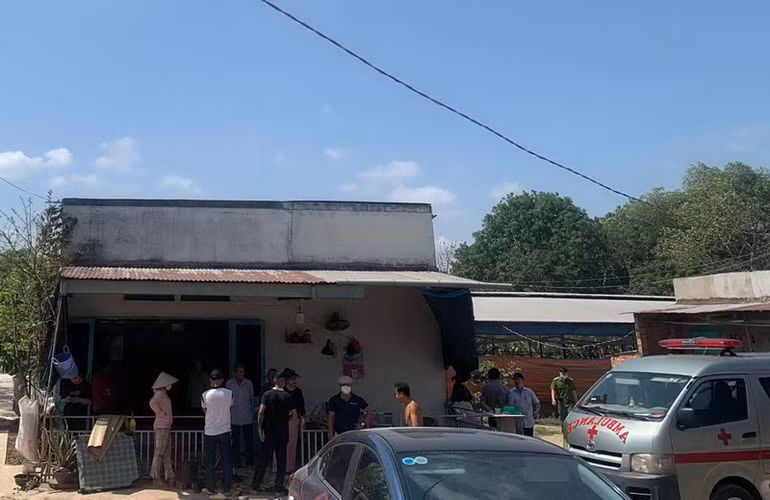 Hiện trường trang trại nơi xảy ra vụ việc.