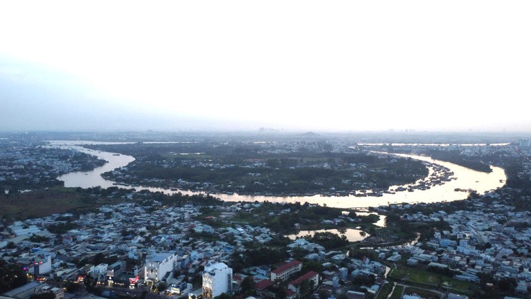 Cù lao Phố nằm giữa sông Đồng Nai được kỳ vọng "thức dậy" với các dự án quy mô rất lớn đang được triển khai.