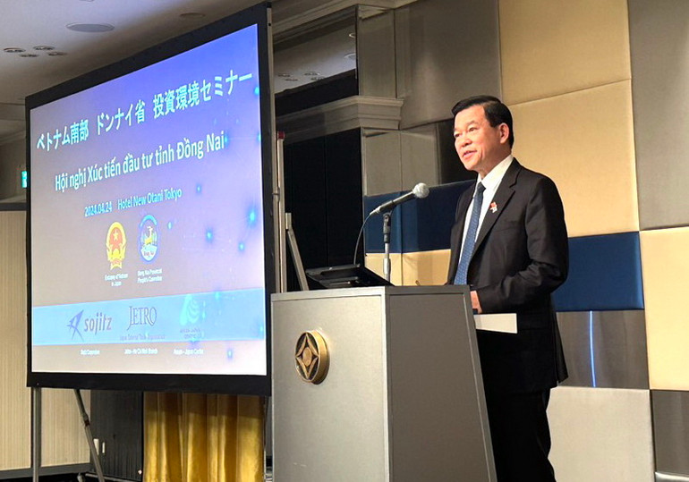 Bí thư Tỉnh ủy Đồng Nai Nguyễn Hồng Lĩnh cam kết tỉnh chuẩn bị các điều kiện tốt nhất đón làn sóng đầu tư các doanh nghiệp Nhật Bản.