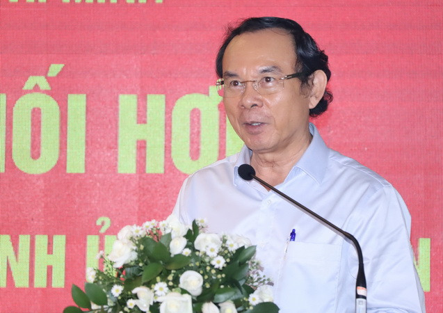 Bí thư Thành ủy Thành phố Hồ Chí Minh Nguyễn Văn Nên đánh giá cao nội dung các đơn vị ký kết chương trình hợp tác.