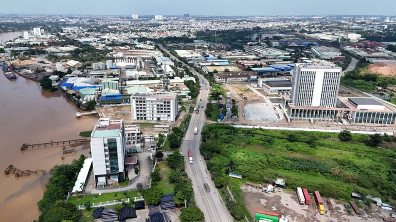 Khu vực dự kiến xây dựng trung tâm hành chính-chính trị tỉnh Đồng Nai. (Ảnh chụp tháng 10/2024)