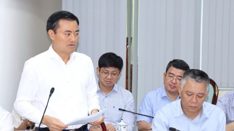 Phó Chủ tịch Ủy ban nhân dân Thành phố Hồ Chí Minh Bùi Xuân Cường kiến nghị làm nút giao kết nối huyện Cần Giờ với cao tốc Bến Lức-Long Thành.