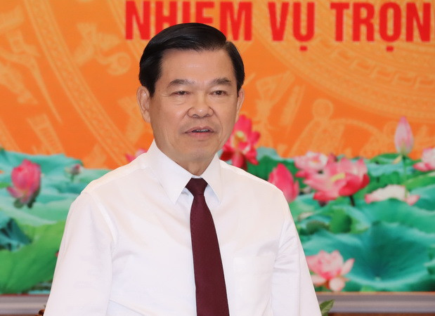 Bí thư Tỉnh ủy Đồng Nai Nguyễn Hồng Lĩnh phát biểu tại buổi họp mặt.