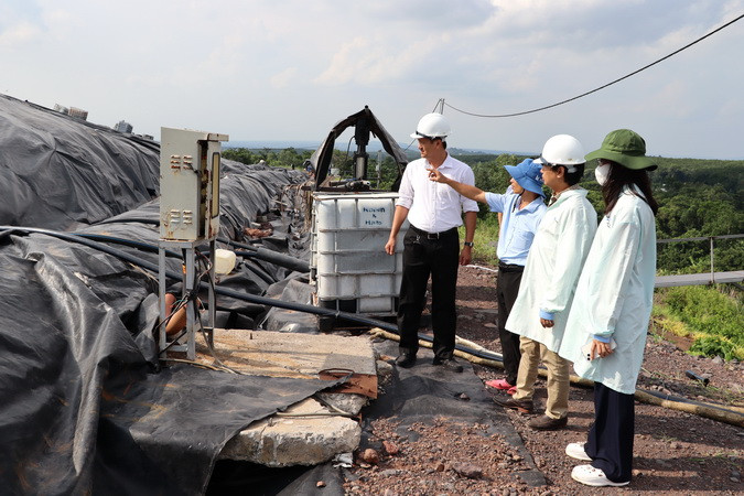 Khoảng 2 năm trở lại đây Khu xử lý chất thải Quang Trung luôn trong nguy cơ quá tải công suất xử lý.