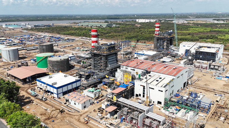 Nhà máy nhiệt điện Nhơn Trạch 3, 4 đang chậm tiến độ đề ra.