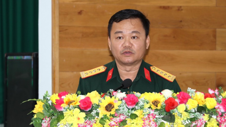 Đại tá Bùi Đăng Ninh, Chính ủy Bộ Chỉ huy Quân sự tỉnh Đồng Nai ôn lại quá trình xây dựng, chiến đấu, trưởng thành qua 79 năm lực lượng vũ trang tỉnh Đồng Nai.