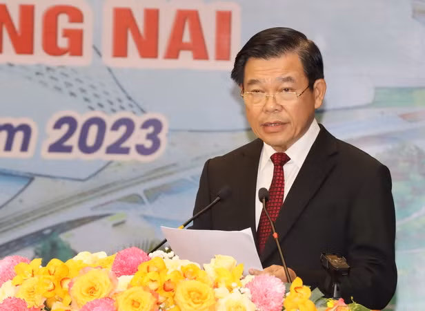 Bí thư Tỉnh ủy Đồng Nai Nguyễn Hồng Lĩnh phát biểu chỉ đạo tại Hội nghị.