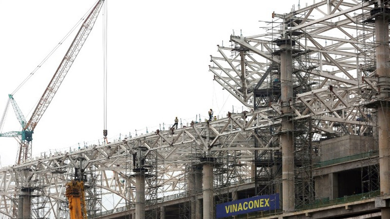 Nhà ga hành khách sân bay Long Thành đang được đẩy nhanh tiến độ.