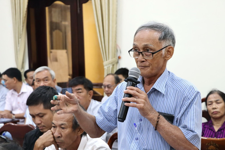 Ông Vũ Quang Thái đề nghị sớm có quyết định thu hồi diện tích đất để biết quyền lợi và nghĩa vụ.