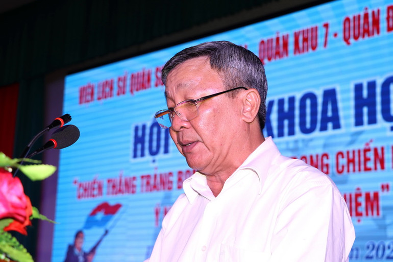 Phó Bí thư Thường trực Tỉnh ủy Đồng Nai Hồ Thanh Sơn khẳng định Chiến thắng Trảng Bom là niềm tự hào của quân dân Đồng Nai.