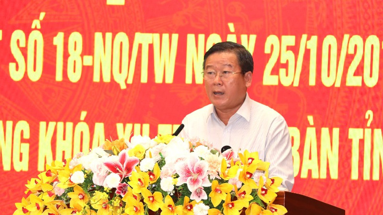 Trưởng Ban Tổ chức Tỉnh ủy Đồng Nai Đào Văn Phước đã thông qua phương án sắp xếp tổ chức bộ máy hệ thống chính trị trên địa bàn tỉnh.